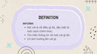 Inform Đi Với Giới Từ Gì? Định Nghĩa Và Cách Dùng Chi Tiết