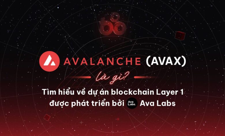 Avalanche (AVAX) là gì? Tìm hiểu về dự án blockchain Layer 1 được phát triển bởi Ava Labs