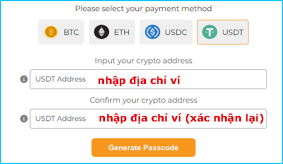 Hướng dẫn lấy địa chỉ ví Crypto & Giao dịch P2P trên tài khoản Binance