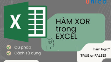 Hàm XOR trong excel là gì? Hướng dẫn cách sử dụng hàm XOR đơn giản