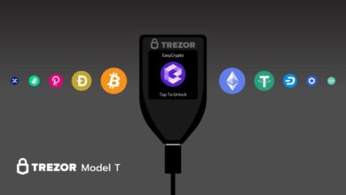 Ví lạnh Trezor T cao cấp