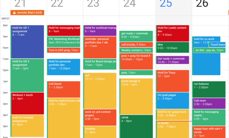 Time Blocking là gì? Quản lý thời gian với Google Calendar