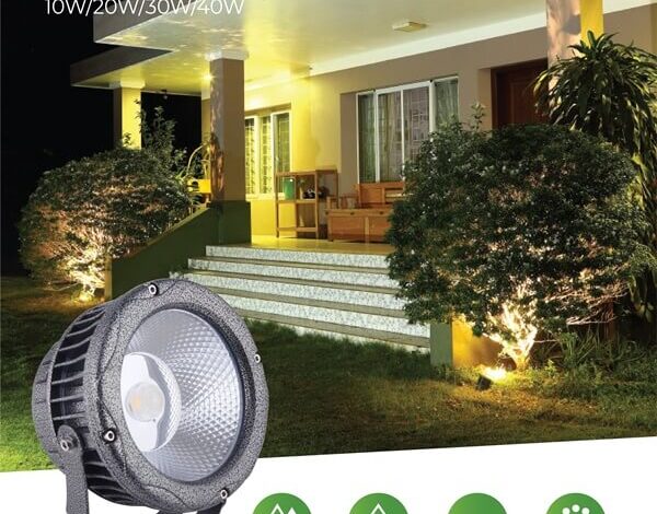 ĐÈN LED COB RỌI CỘT AURORA 40W HS-CDC40