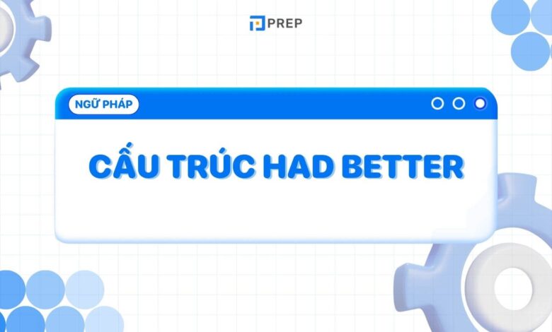 Had better là gì? Kiến thức tiếng Anh về cấu trúc Had better