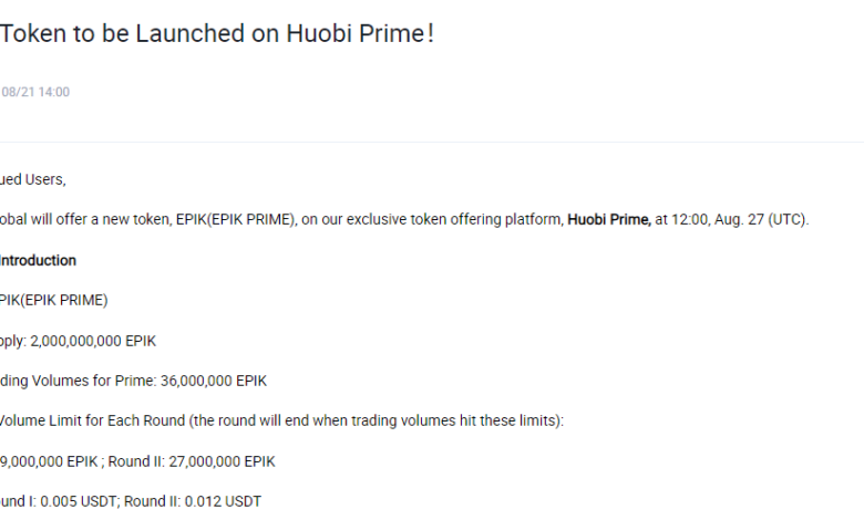 Huobi Prime là gì? Những điều cần biết về nền tảng Huobi Prime và Primelist