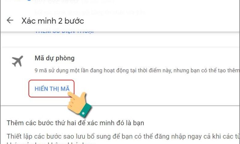 Mã dự phòng Gmail: Giải pháp thiết yếu cho tài khoản Gmail doanh nghiệp