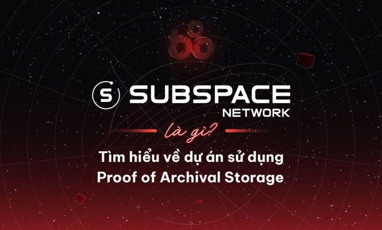 Subspace Network là gì? Tìm hiểu về dự án sử dụng Proof of Archival Storage