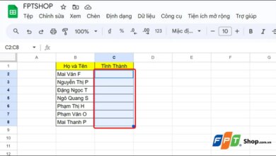 Hướng dẫn tạo lựa chọn trong Google Sheets nhanh chóng và chi tiết nhất