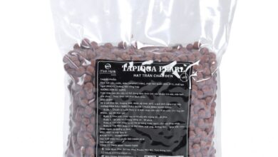 HẠT TRÂN CHÂU ĐEN (TAPIOCA PEARL) 1KG