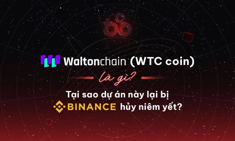 Waltonchain (WTC coin) là gì? Tại sao dự án này lại bị Binance hủy niêm yết?