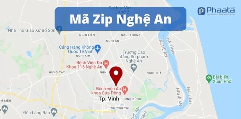 mã ZIP Nghệ An