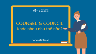 Counsel và Council khác nhau như thế nào?