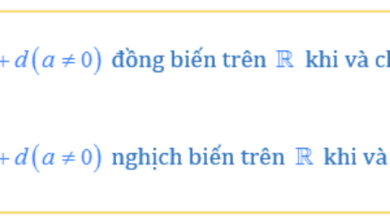 Tìm m để hàm số đồng biến trên R | Nghịch biến trên R