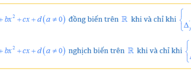 Tìm m để hàm số đồng biến trên R | Nghịch biến trên R