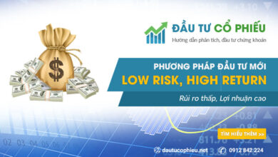 Phương pháp Đầu tư mới “Low Risk High Return – Rủi ro thấp Lợi nhuận cao”