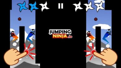 Jumping Ninja 2 Player Games MOD APK (Vô hạn tiền) 4.1.9