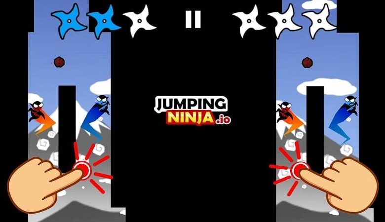 Jumping Ninja 2 Player Games MOD APK (Vô hạn tiền) 4.1.9