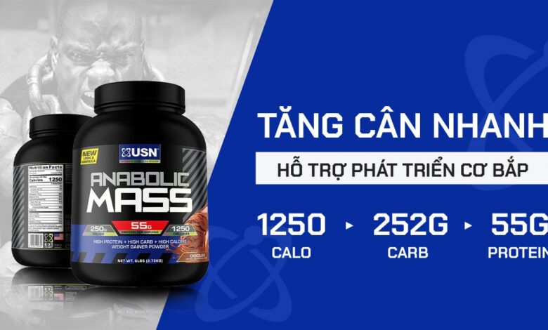 USN Anabolic Mass, 6 Lbs (2.72 KG)